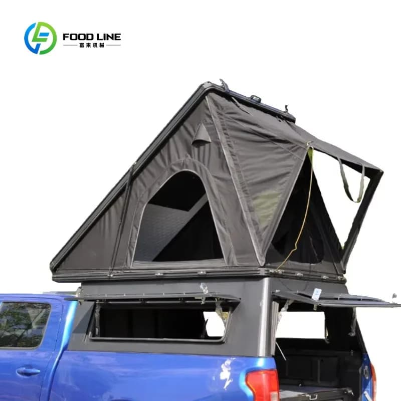 Auvent de camionnette personnalisé avec tente intégrée au toit, couverture de benne rigide pour Ford