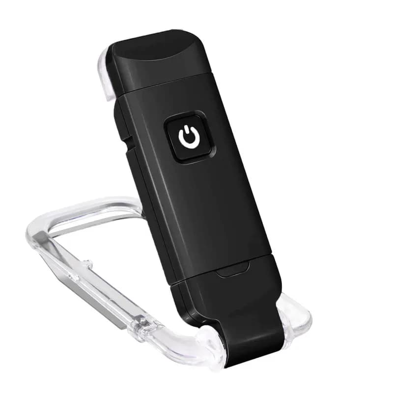 Lampe de lecture à clipser pour livre, 3 modes de gradation, LED rechargeable USB, protection des ye