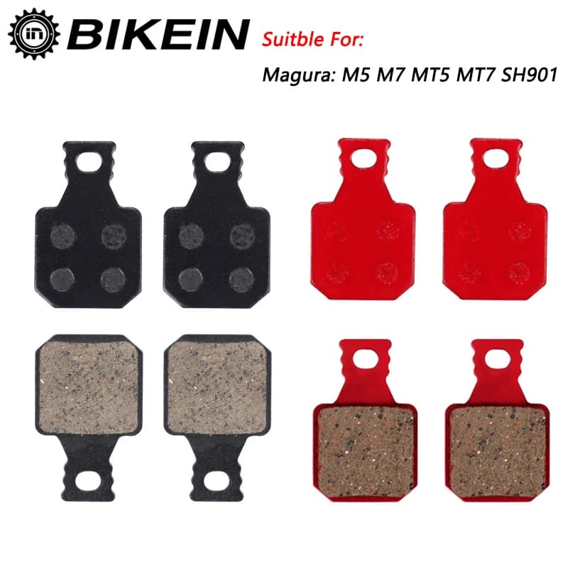 BIKEIN 4 paires de plaquettes de frein hydrauliques pour vélo de montagne pour Magura M5 M7 MT5 MT7
