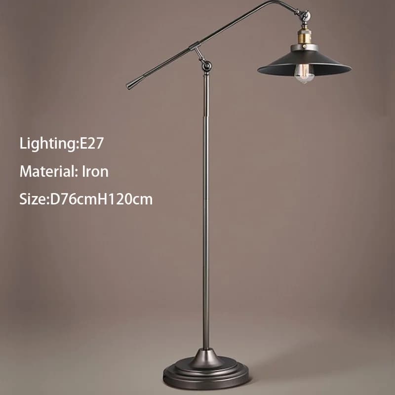 Design lampadaires moderne rétro métal Lustre LED salon debout lumière décor à la maison éclairage i