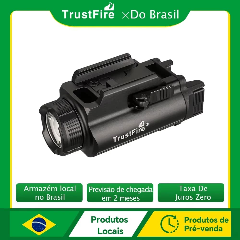 Trustfire GM35 lampes de poche tactiques LED Mini pistolet lumières 1350Lumens USB Rechargeable pist