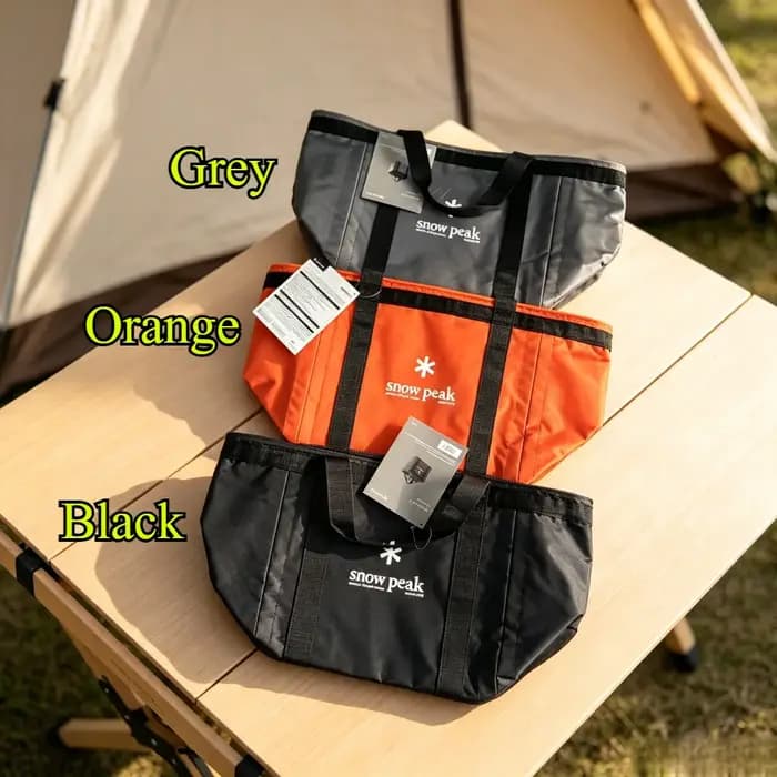 Sac de rangement pour équipement de camping en plein air Snow Peak, grande capacité, pliable, sac à