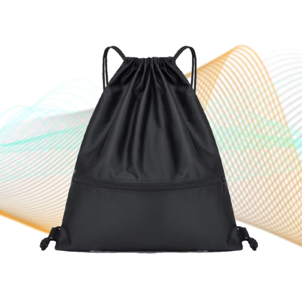 Sac à dos pliable à cordon de serrage, sac à dos de sport léger, simple et à la mode, unisexe