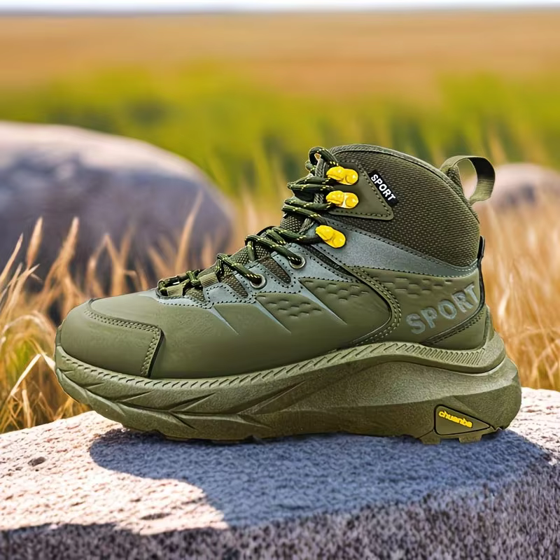 Nouvelles bottes de randonnée montantes pour hommes 2026 – Baskets d'extérieur antidérapantes à seme