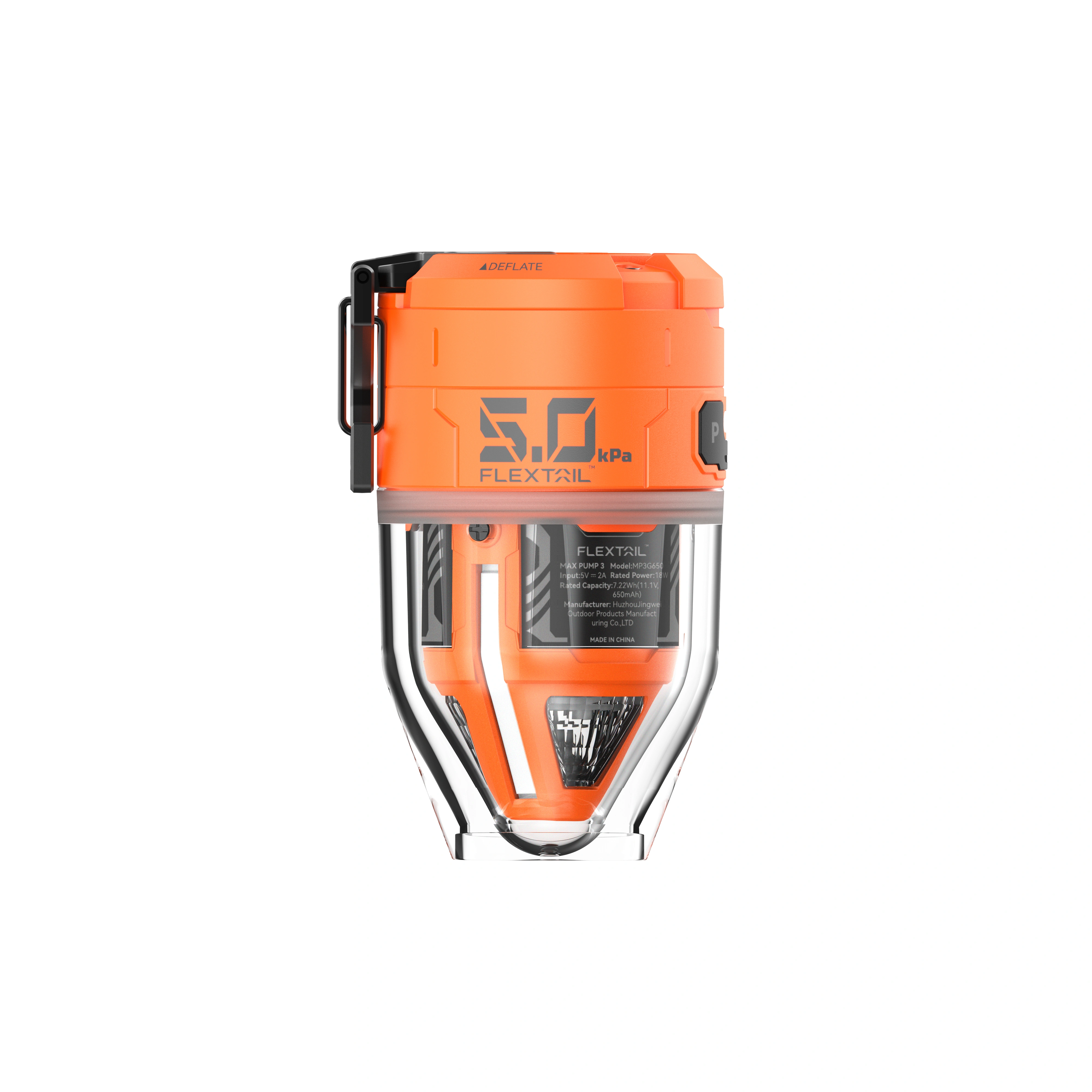 FLEXTAIL MAX PUMP 3 - Pompe à air électrique, pompe de camping portable avec lumière ambiante à 3 ni