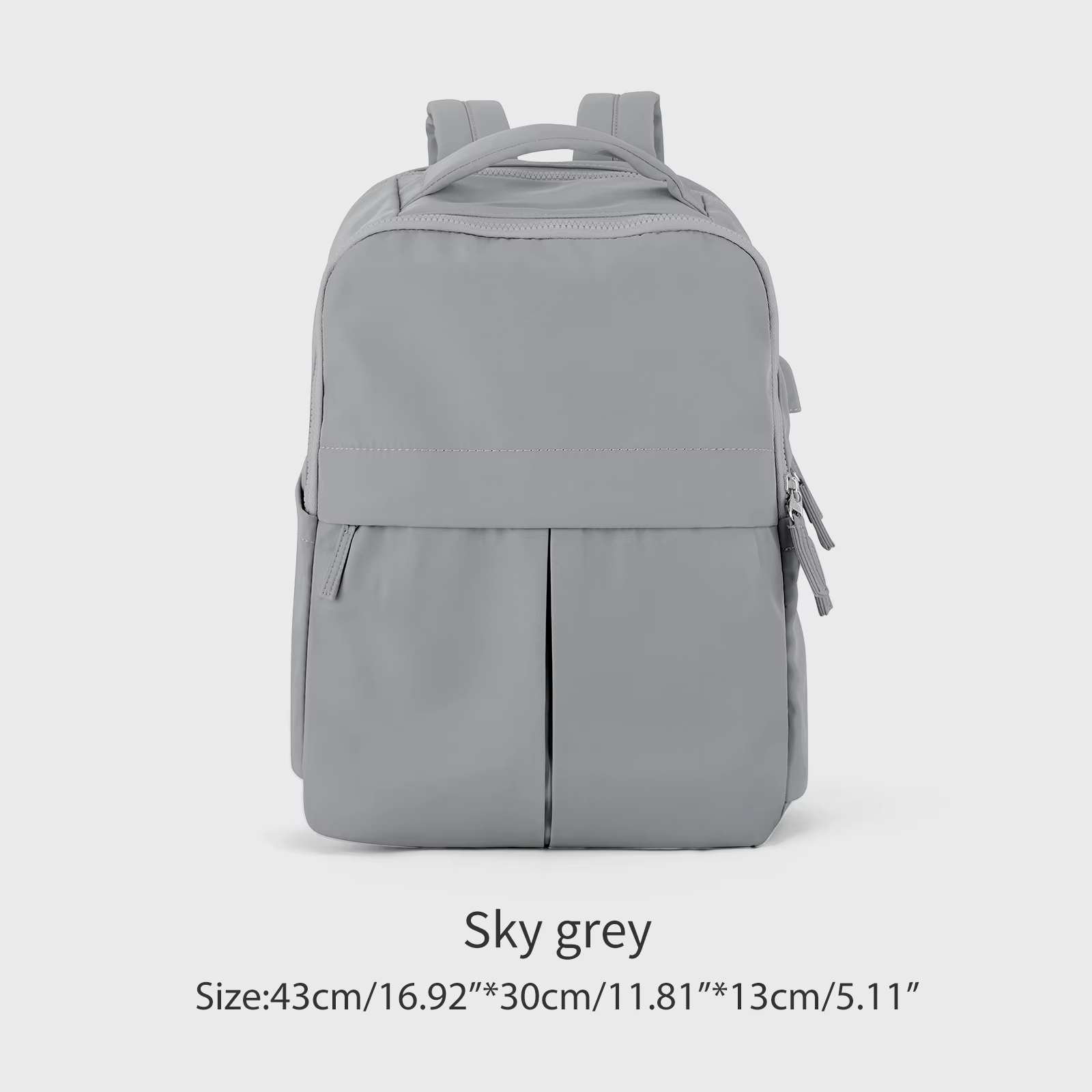 Sac à dos étanche pour ordinateur portable pour hommes et femmes, sac à dos de voyage avec port de c
