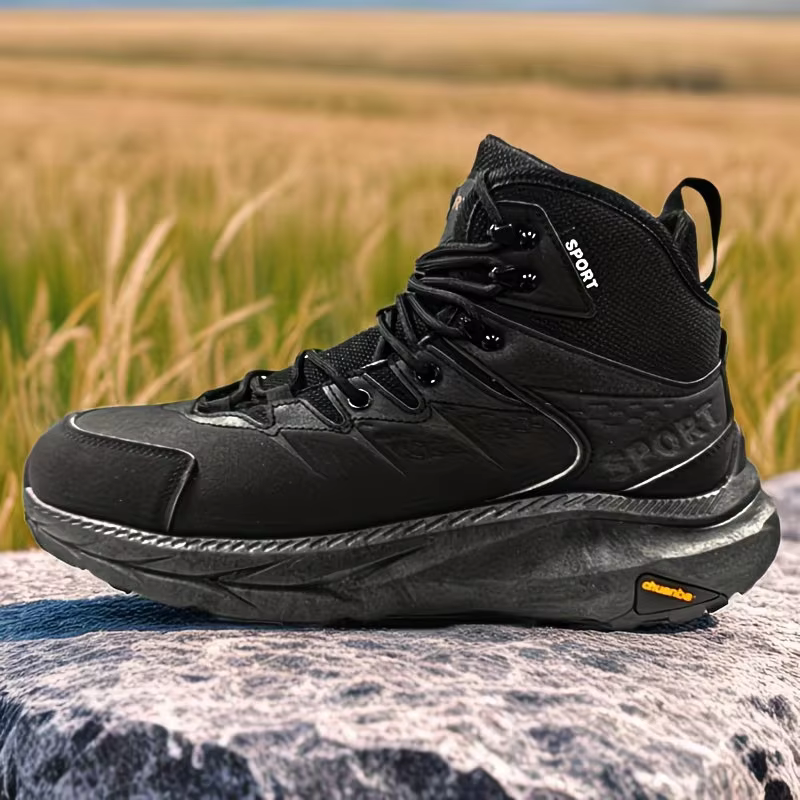 Nouvelles bottes de randonnée montantes pour hommes 2026 – Baskets d'extérieur antidérapantes à seme