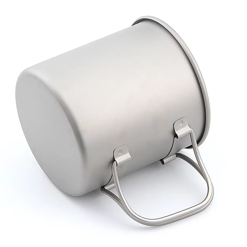 Keith – tasse en titane, tasses d'eau, tasses de Camping, tasse de voyage ultralégère avec poignée p