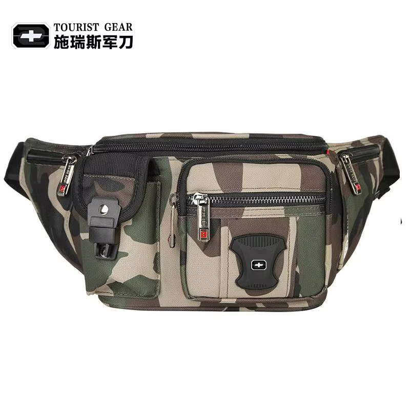 Sac banane suisse unisexe pour hommes et femmes, sac de taille pour filles, sacoche de ceinture, sac