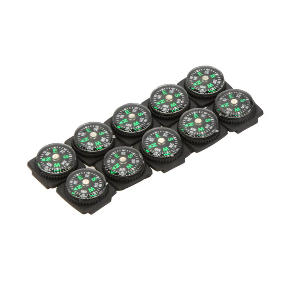 Bracelet coulissant avec boussole de 20mm, 2 pièces, pour montre-bracelet de survie paracorde