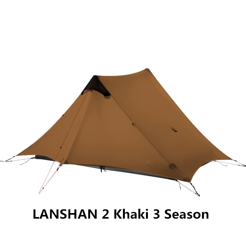 Tente de camping ultralégère 2 personnes FLAME'S CREED LanShan 2021, 3 saisons, professionnelle, en 