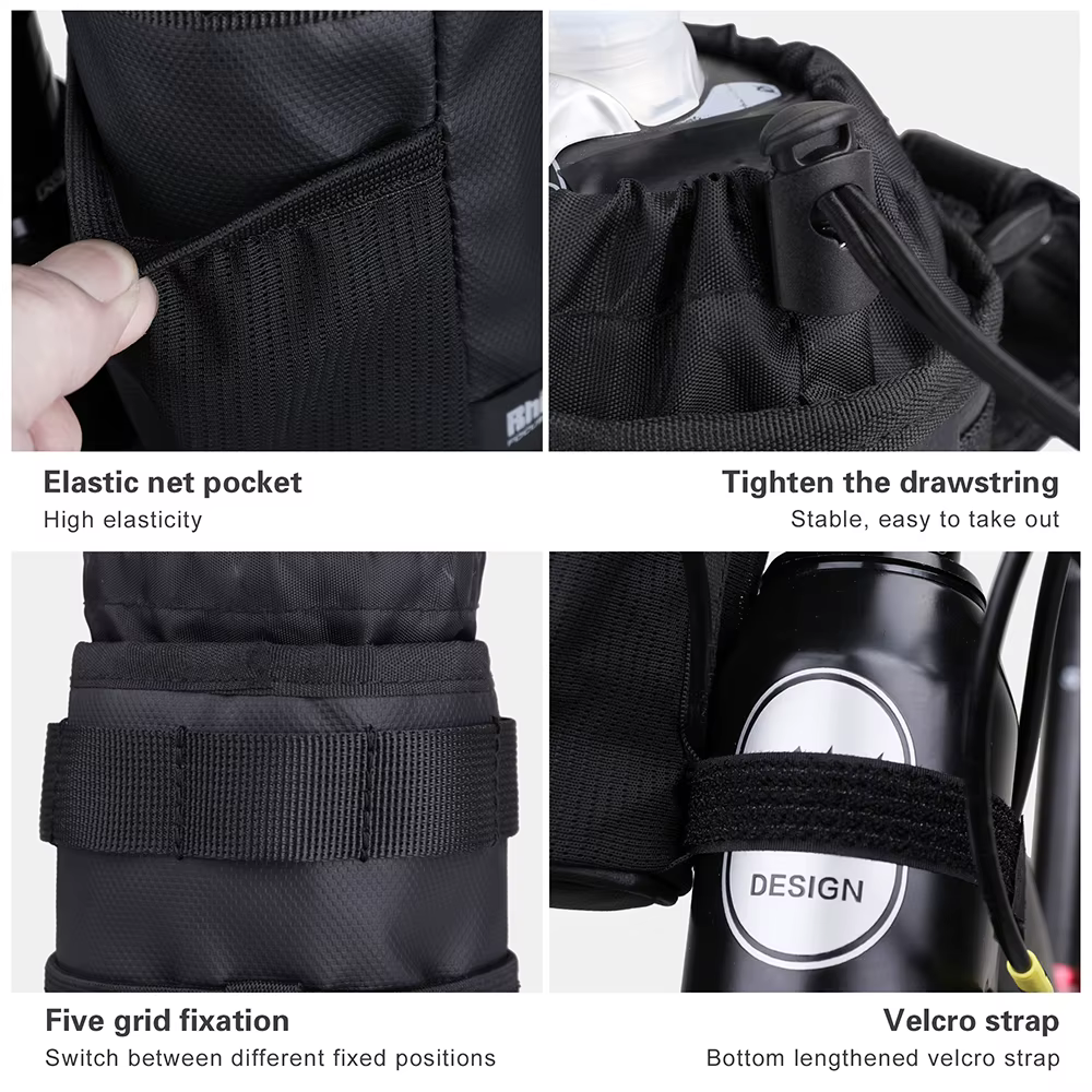 Rhinowalk sac de vélo cyclisme bouteille d'eau porte-bouteille, vtt vélo isolé sac de bouilloire, gu