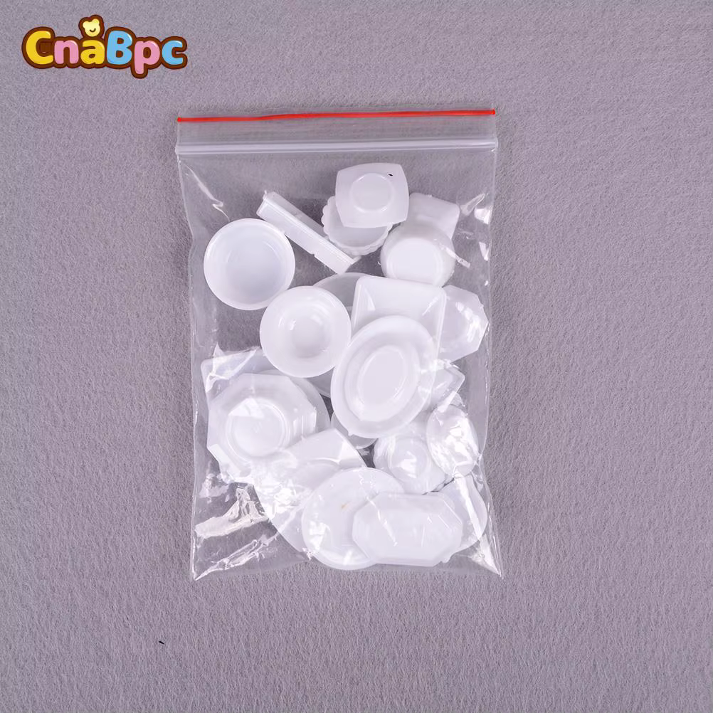 Mini ustensiles de cuisine en acrylique pour enfants, accessoires de beurre, tasse l'inventaire, ass