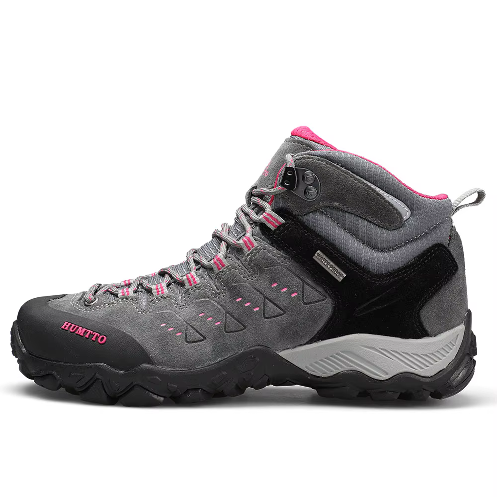 HUMTTO – chaussures de randonnée en cuir pour femmes, baskets imperméables pour Camping en plein air