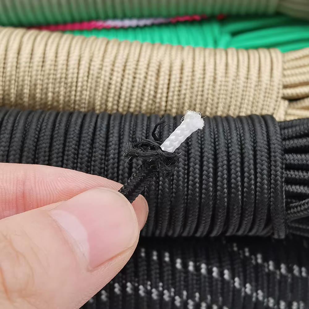 100ft 3mm Paracord lanière corde Parachute cordon randonnée Camping corde à linge Bracelet tactique