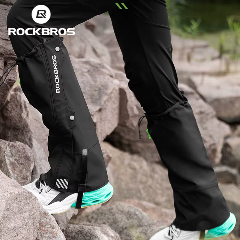ROCKBROS imperméable à l'eau en plein air randonnée marche escalade chasse neige Legging guêtres Ski