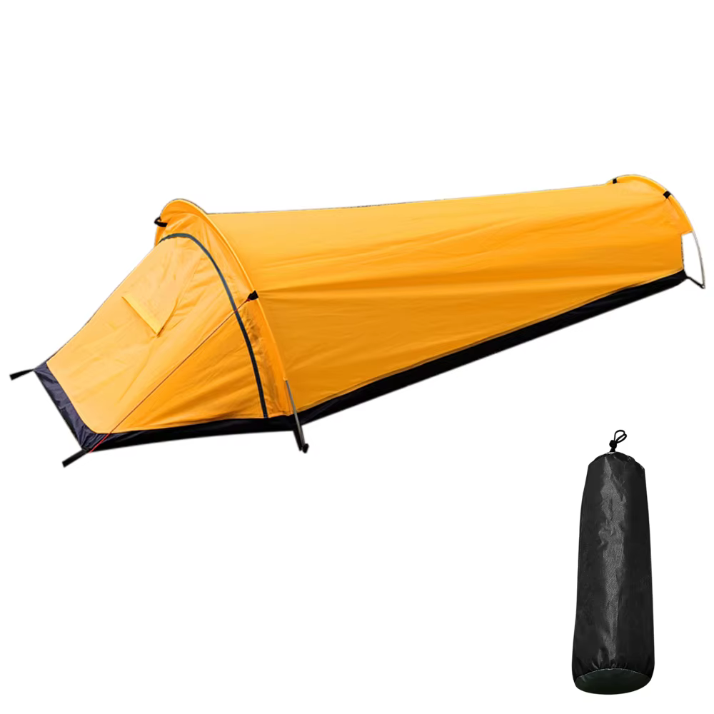 Tente de randonnée en plein air, sac de couchage de camping, imperméable, légère, simple, hypothèque