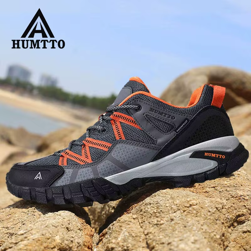 HUMTTO – chaussures de randonnée pour hommes, bottes de Trekking respirantes à lacets, baskets d'ext