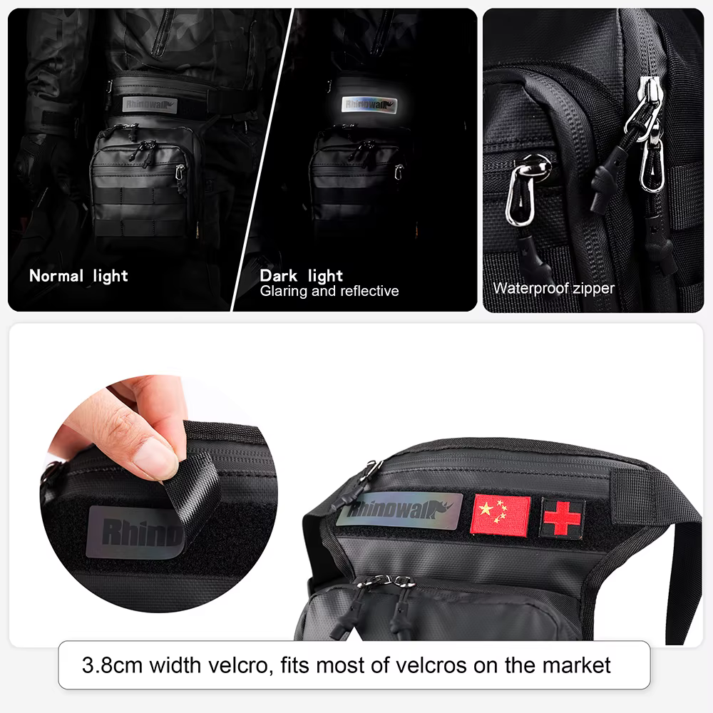 Rhinowalk – sac de jambe pour téléphone portable/portable, sac de voyage, grande taille 3l