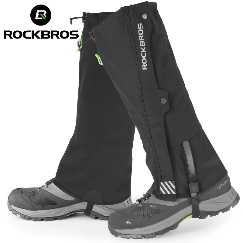 ROCKBROS imperméable à l'eau en plein air randonnée marche escalade chasse neige Legging guêtres Ski