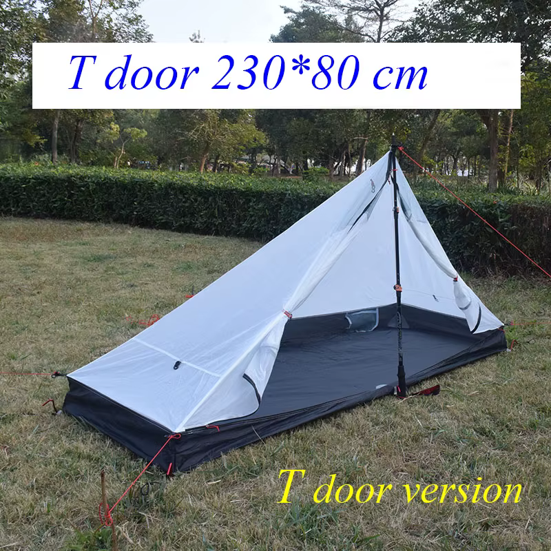 Lanshan 1 J/T porte ouverte quatre saisons intérieure 230*80/100*120Cm adaptée à la tente MLD Solomi