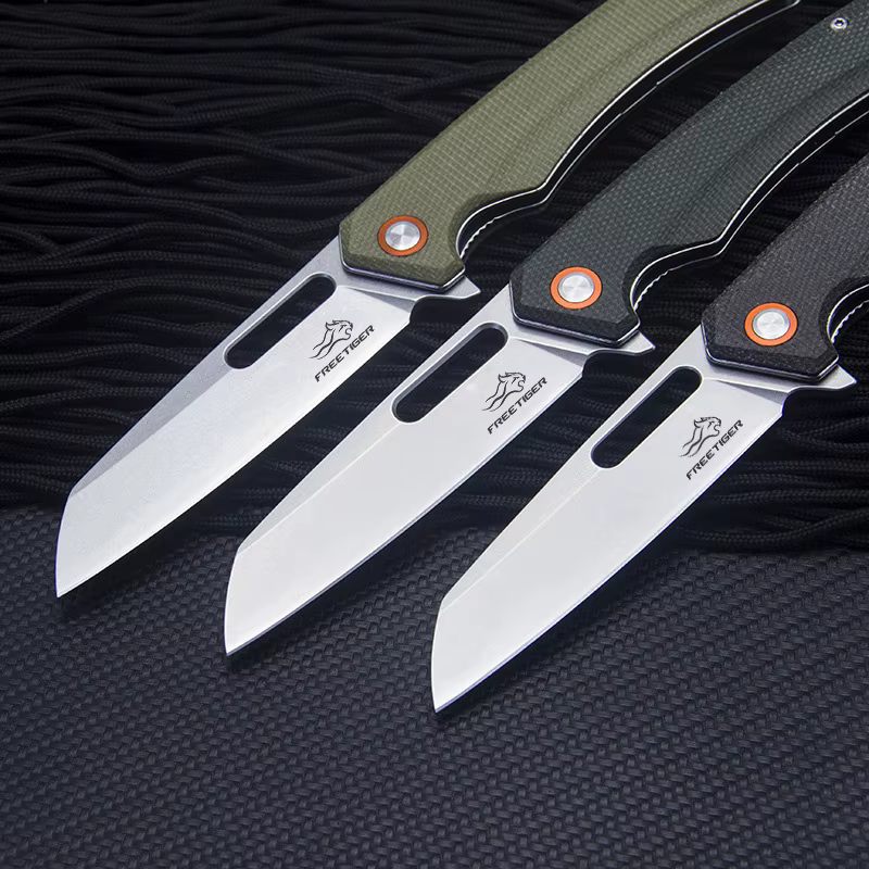 ETIGER FT957 wiches couteau pliant, manche en fibre AREX, camping en plein air, chasse, pêche, rando