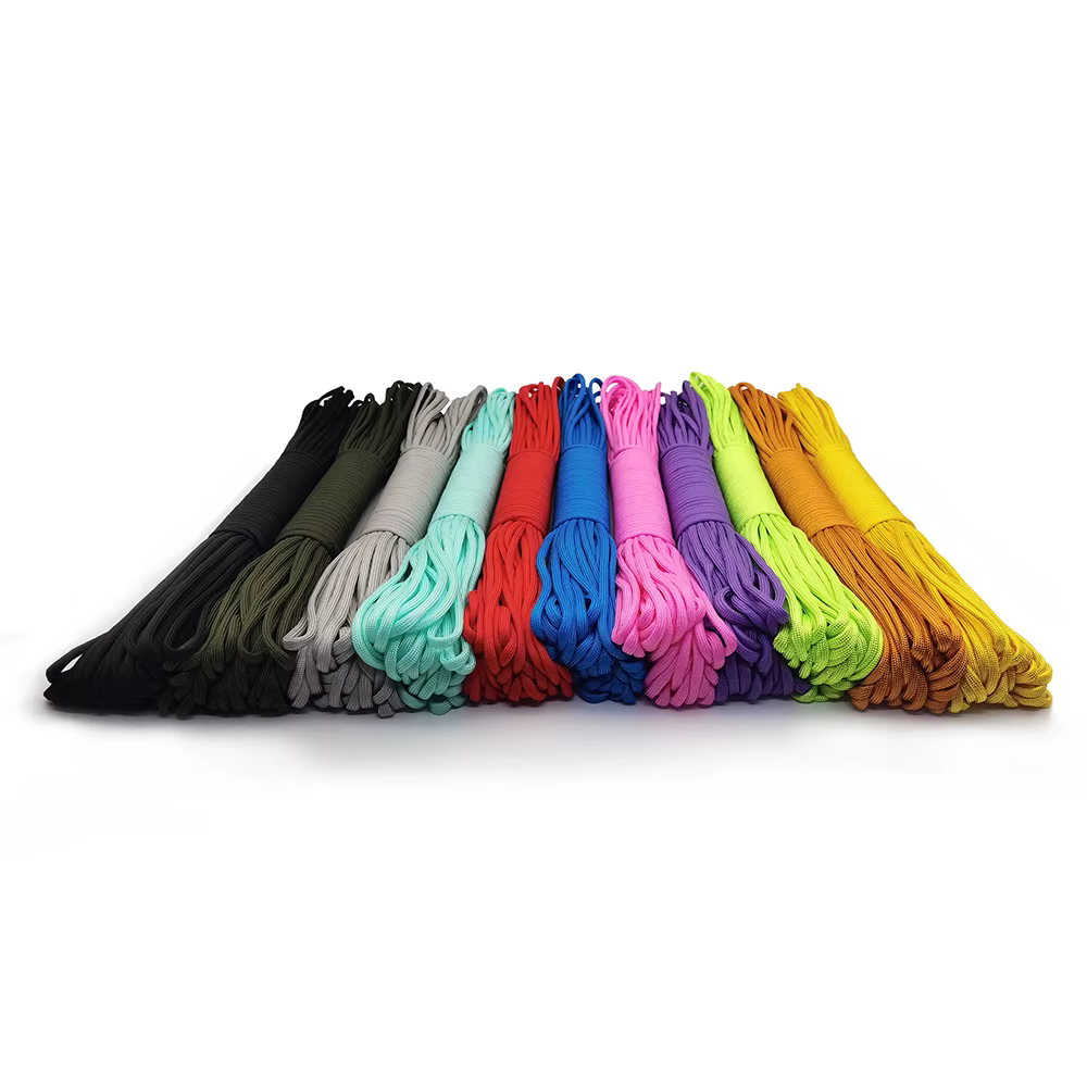 Paracorde à 7 noyaux de support, 4 tailles Dia.4mm, pour survie, Parachute, lanière, Camping, escala