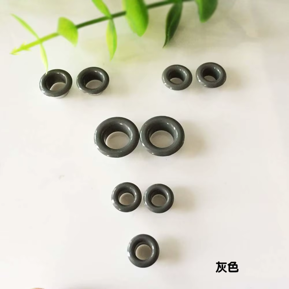 Oeillets ronds avec rondelle pour réparation artisanale du cuir, 4mm ~ 10mm, 18 couleurs, anneaux po