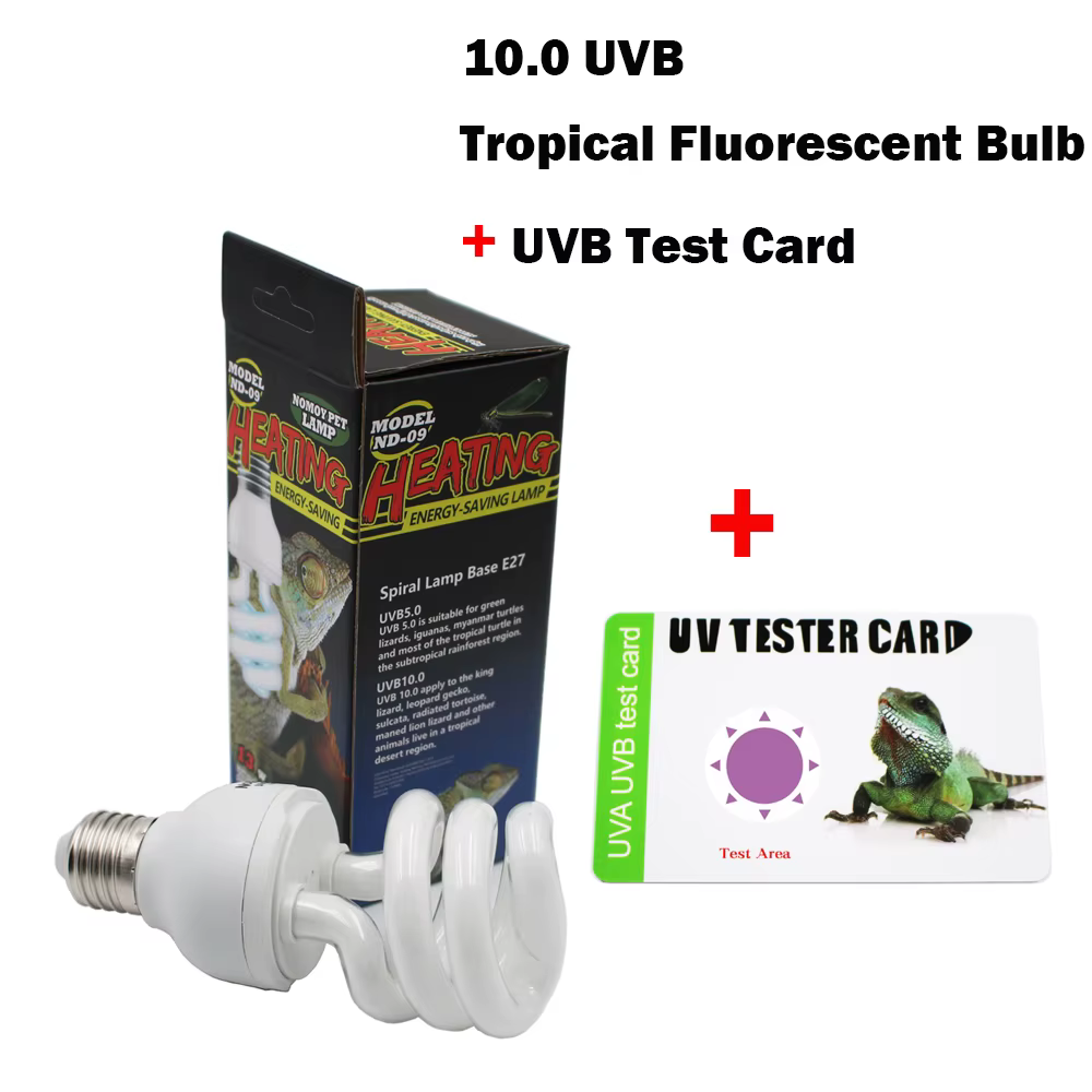 Reptile UVB 10.0 lampe ampoule 13W 110/220V Reptiles Terrarium Habitat chauffage pour désert Type éc
