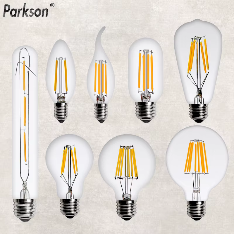Ampoule LED Edison E14 E27 220V 2W 4W 6W 8W, lampe rétro, bougie à Filament, lustre, pendentif Vinta