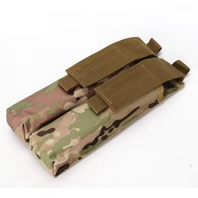 Sac de munitions en nylon à double pile, étui utilitaire Mag Electrolux, sac de poudres Molle Magazi
