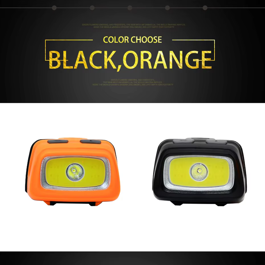 SOLOLANDOR Mini lampe frontale 200LM LED étanche IPX4 AAA phare rouge vert 6 Modes lampe frontale st