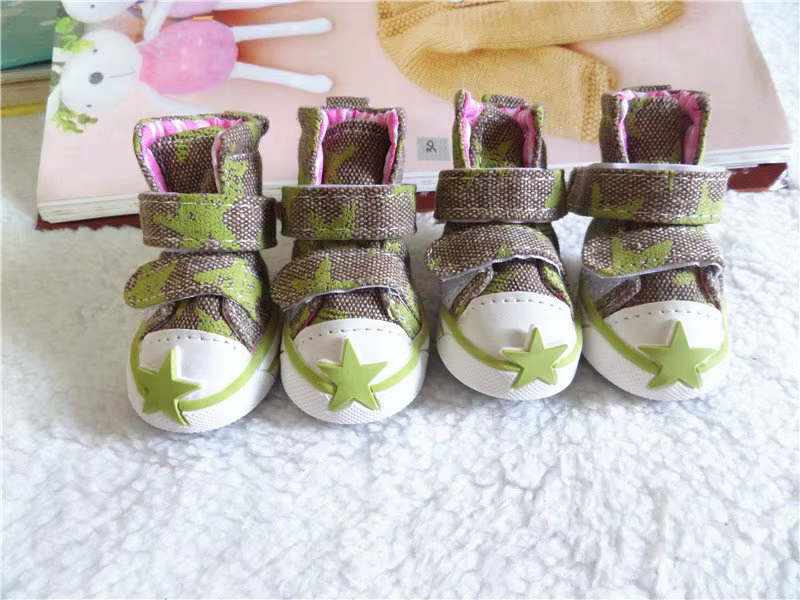 Offre spéciale chaussures pour chien de compagnie étoiles mignonnes botte de chiot en plein air bask