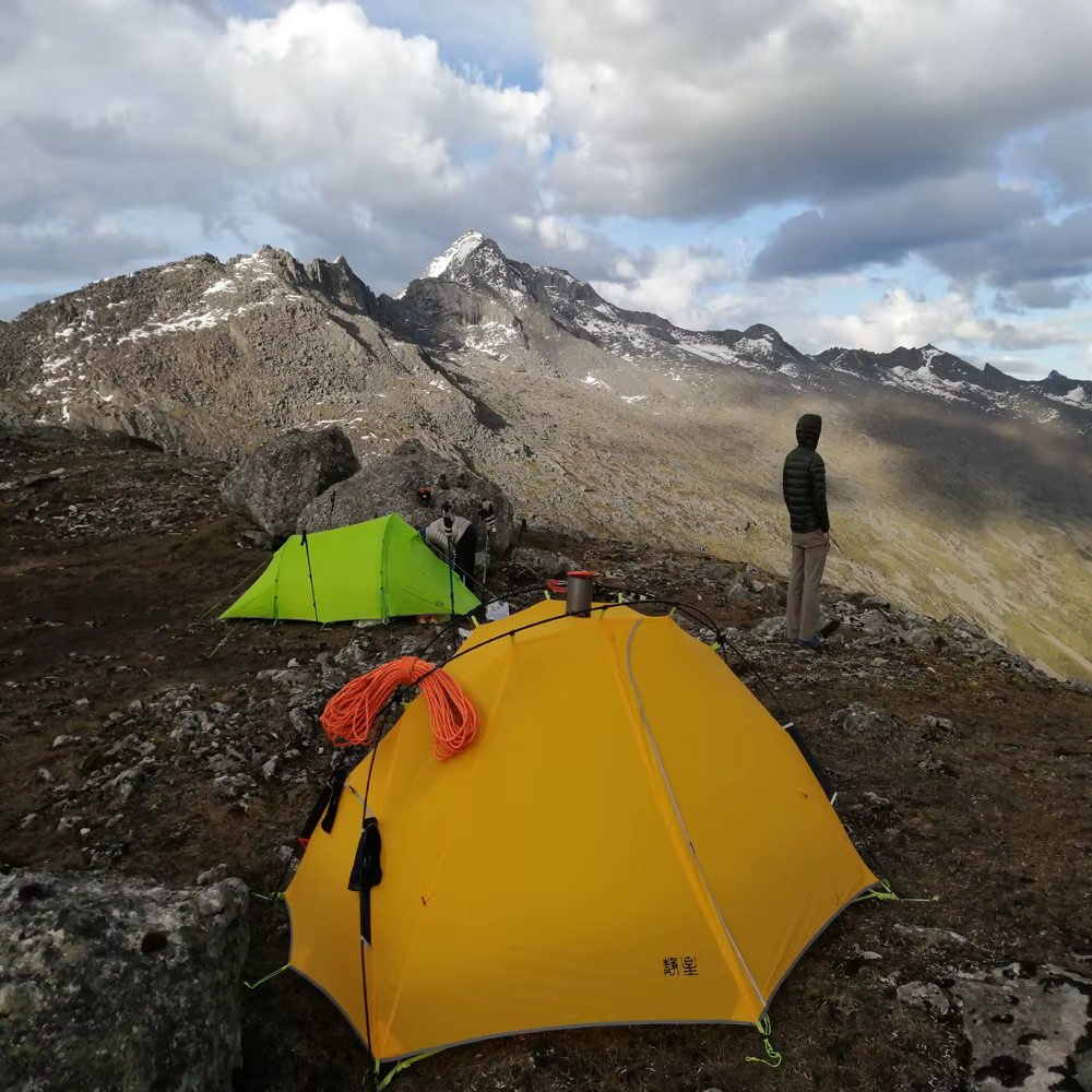 Asta Gear Crescent 2 20D Tente de camping en nylon silione, coupe-vent et étanche à la pluie, 2 pers