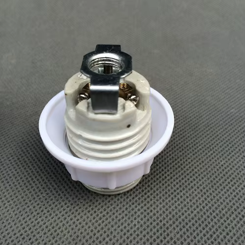 Porte-lampe en céramique E14 ou E26/E27, résistance aux hautes températures, douille à vis avec supp