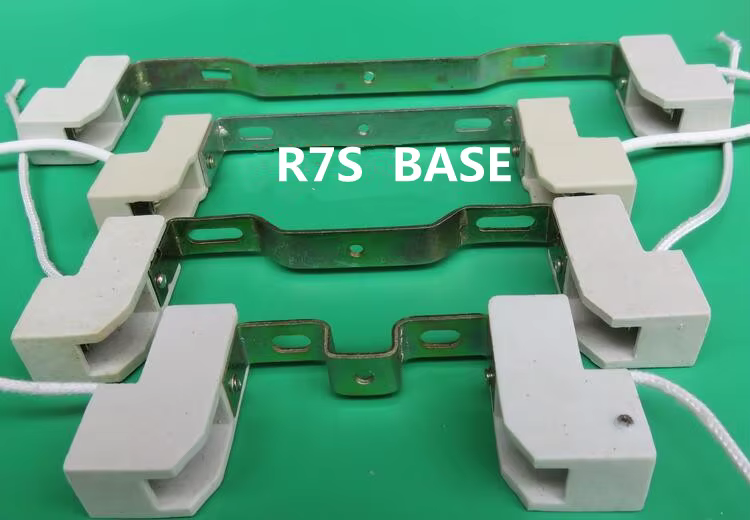 Base en céramique R7S pied de lampe R7S J78 support de tube de lampe R7S J118 J135 J189 tube lumineu
