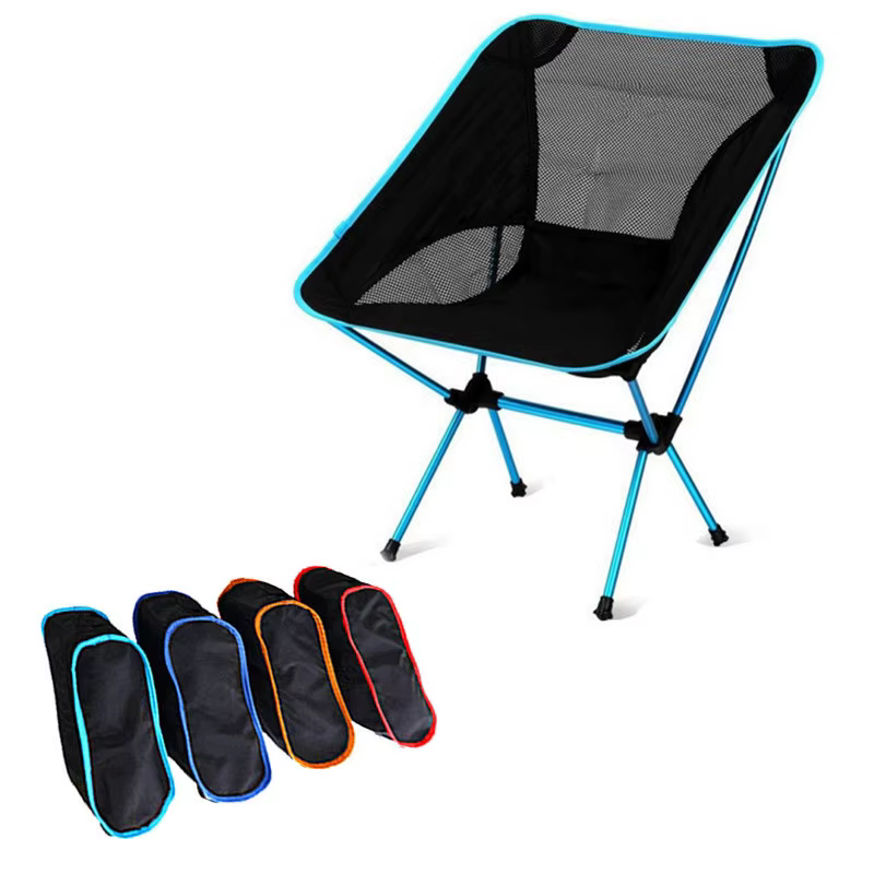 Chaises pliantes compactes et légères, chaise de camping, sac à dos, portable, extérieur, plage, pêc