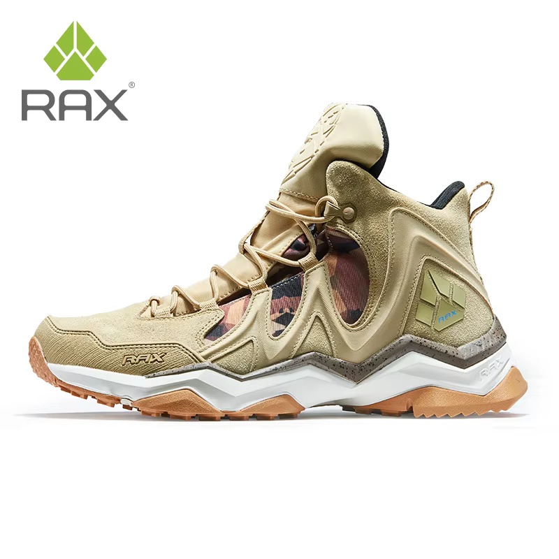 RAX – chaussures de randonnée en cuir pour homme et femme, baskets d'extérieur, imperméables, pour l