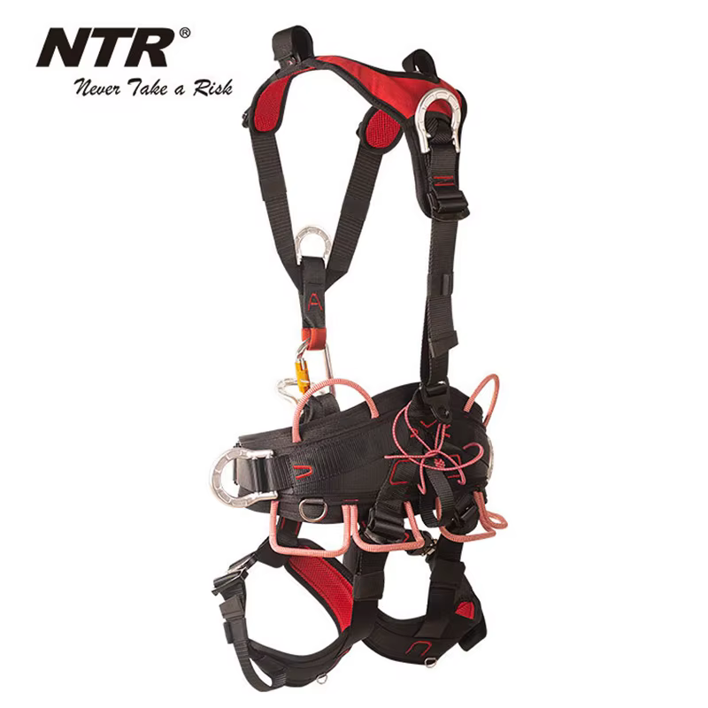 Ceinture de sécurité professionnelle pour l'alpinisme complet, équipement de survie pour l'escalade,