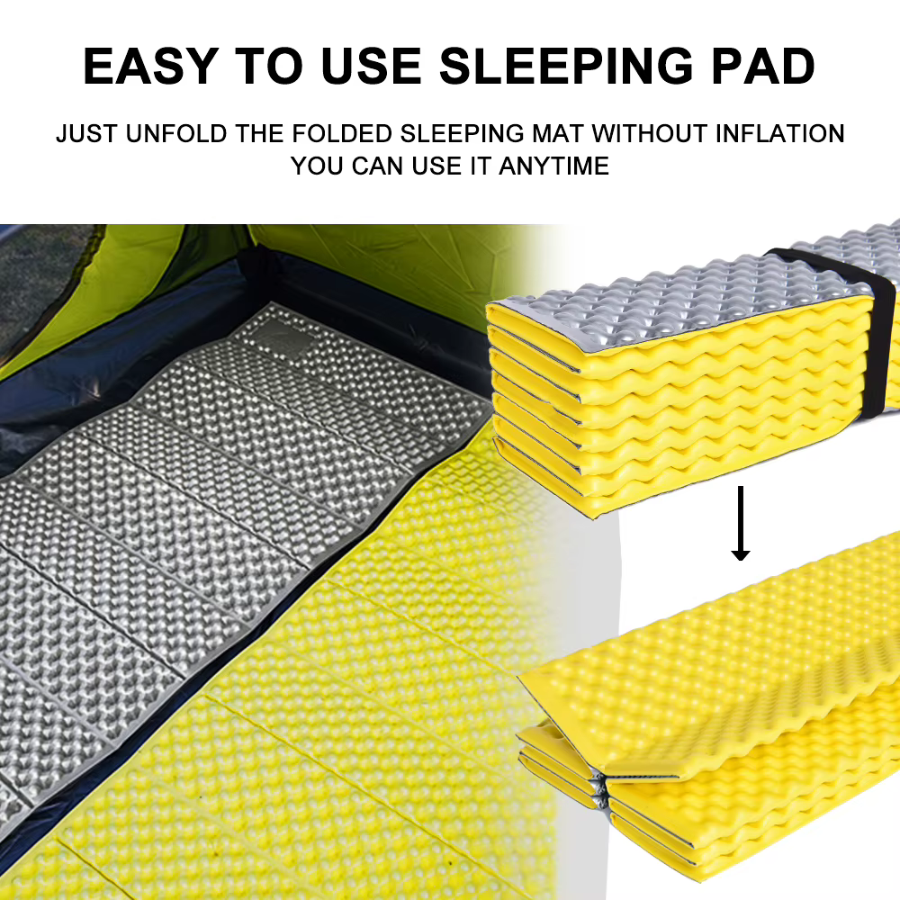 ESEA-Matelas de couchage en mousse portable, couverture imperméable et résistante à l'humidité, équi