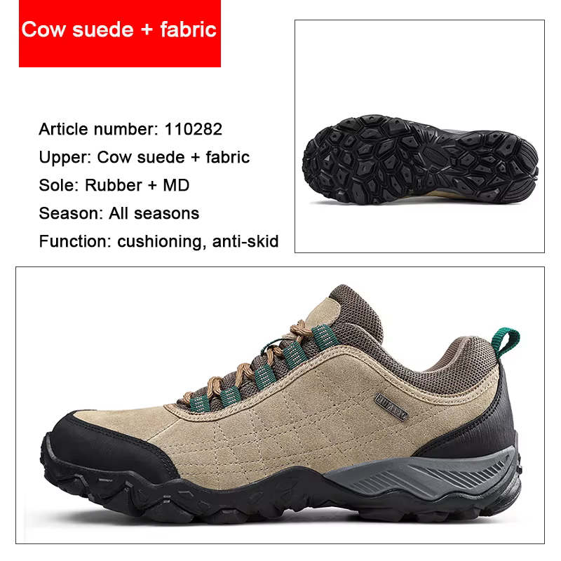 Chaussures de randonnée pour homme HUMTTO, soldes, été, respirantes, en cuir, pour la chasse, le tre