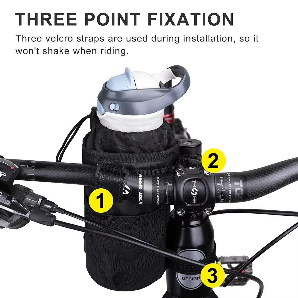 Rhinowalk sac de vélo cyclisme bouteille d'eau porte-bouteille, vtt vélo isolé sac de bouilloire, gu