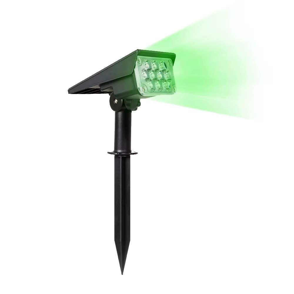 Projecteur solaire réglable conforme à la norme IP65, éclairage d'extérieur, luminaire de paysage, a