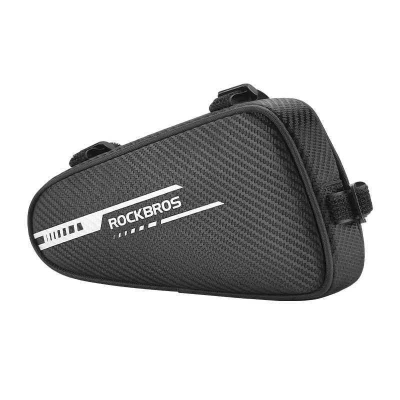 ROCKBROS – sac de vélo avec poches latérales en sergé, sacoche triangulaire de conduite sans contact