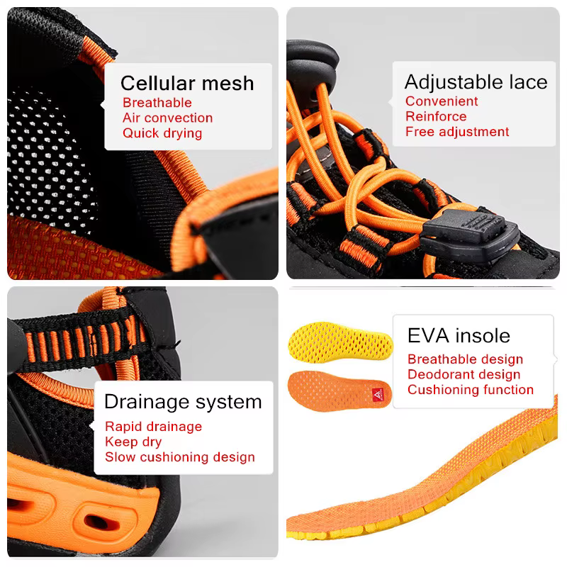 HUMTTO-Chaussures de Randonnée d'Été pour Homme et Femme, Baskets de Trekking en Plein Air, Escalade