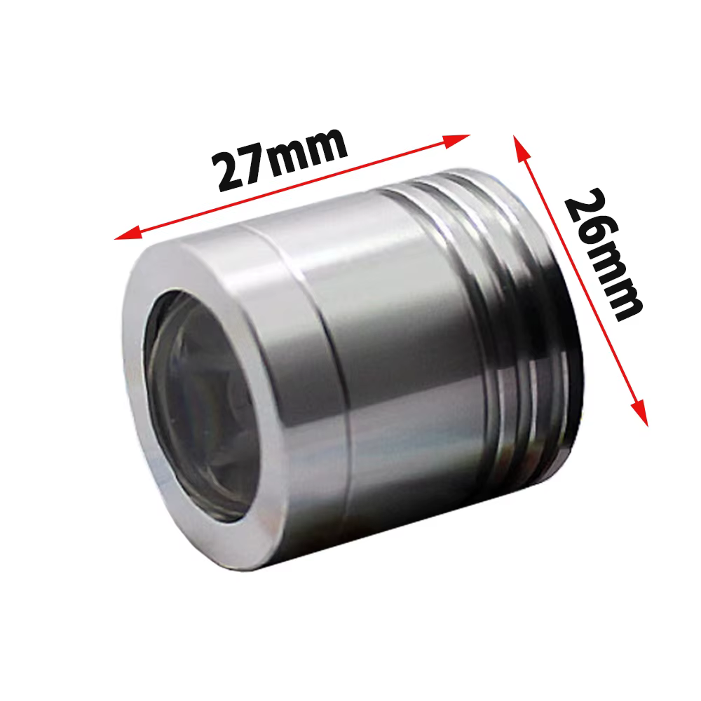 Support de lampe à puce LED avec lentille en aluminium, projecteur 1W 3W 5W, lampe à clip, lampe de 