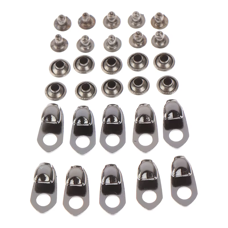 10 ensembles vitesse chaussure dentelle crochets dentelle raccords boucles avec Rivets pour grimper 