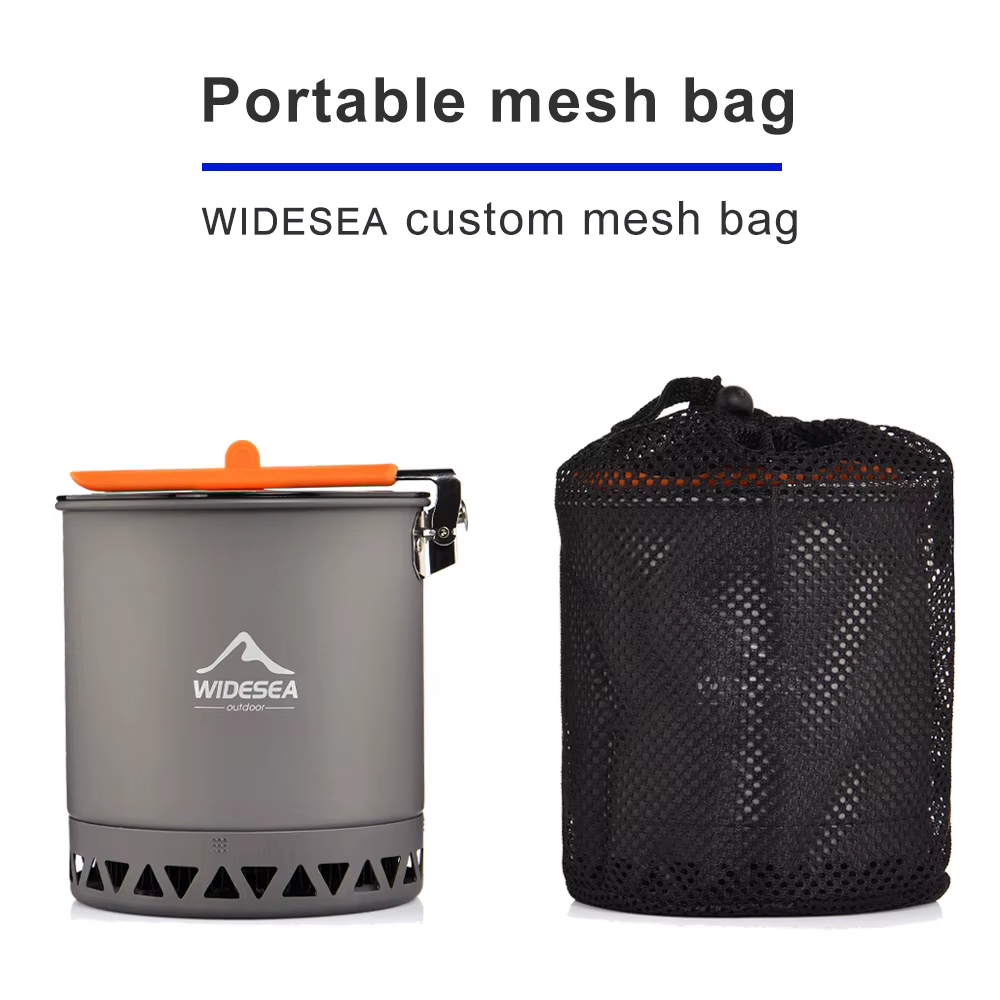 Widesea vaisselle pour Camping 1,6 L Pot plats touristiques tourisme randonnée pique-nique fournitur