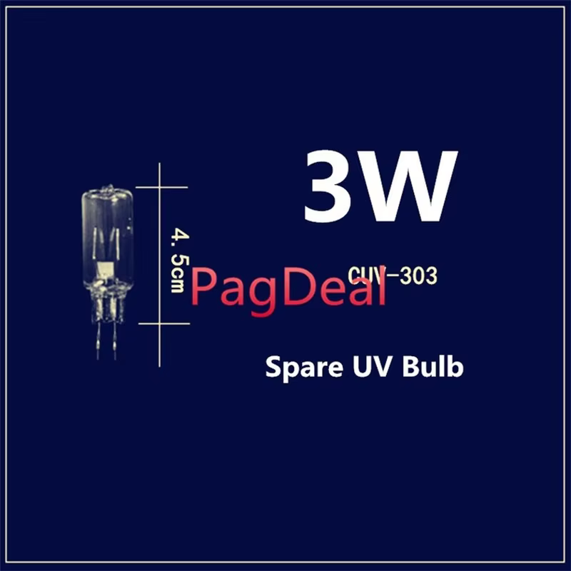 Ampoule de lampe UV 3 W CUV-303, pièce de rechange pour filtre UV, pompe Submersible, accessoires po