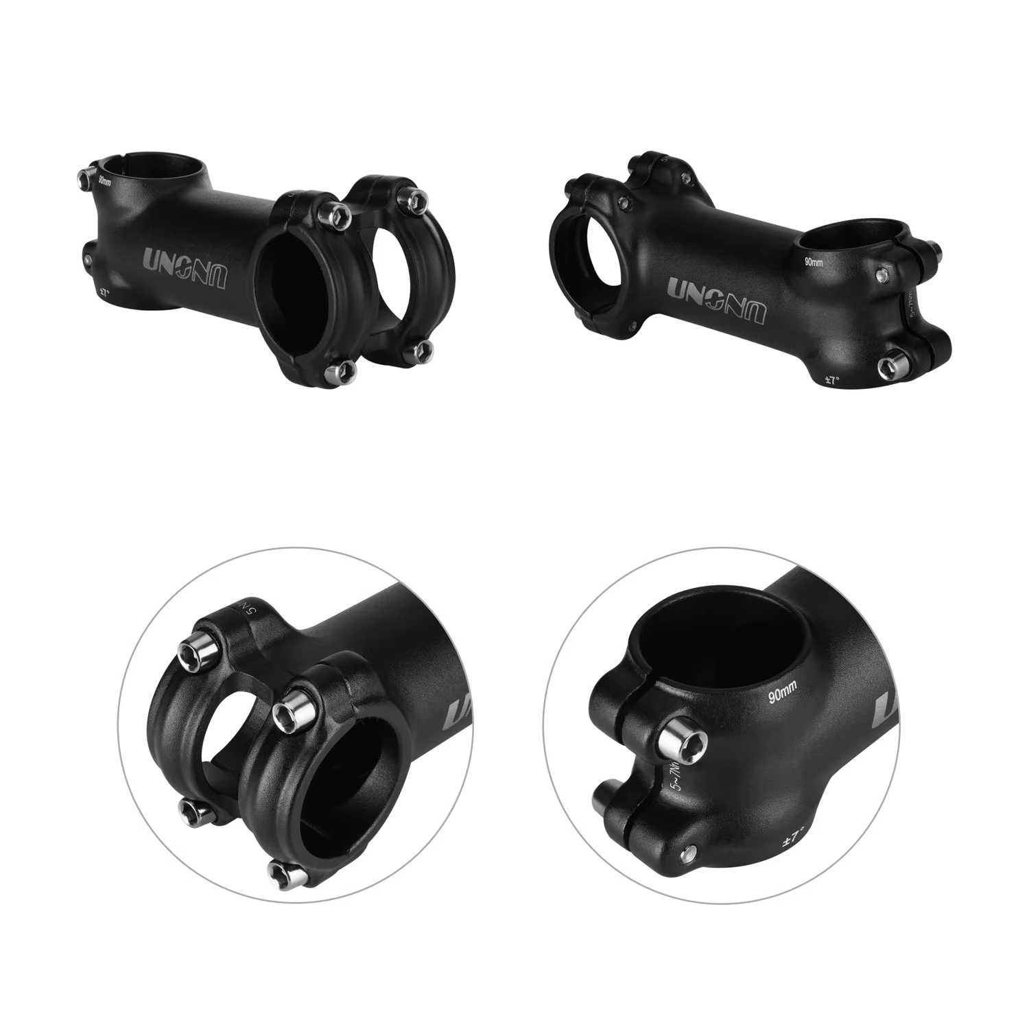 UNO – tige de vélo de montagne ultralégère 7 17 degrés, 31.8mm 60/70/80/90/100/110/120/130mm, pièces